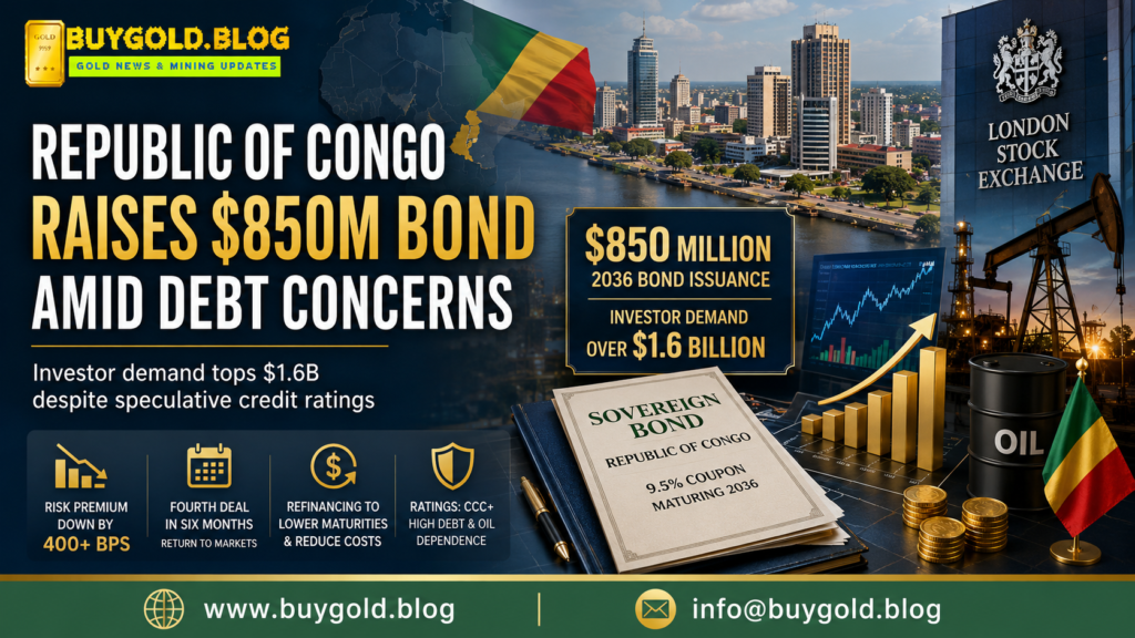 Congo Raises $850 Million in New International Bond Sale Republic of Congo Raises $850 Million Bond Despite Debt Risks